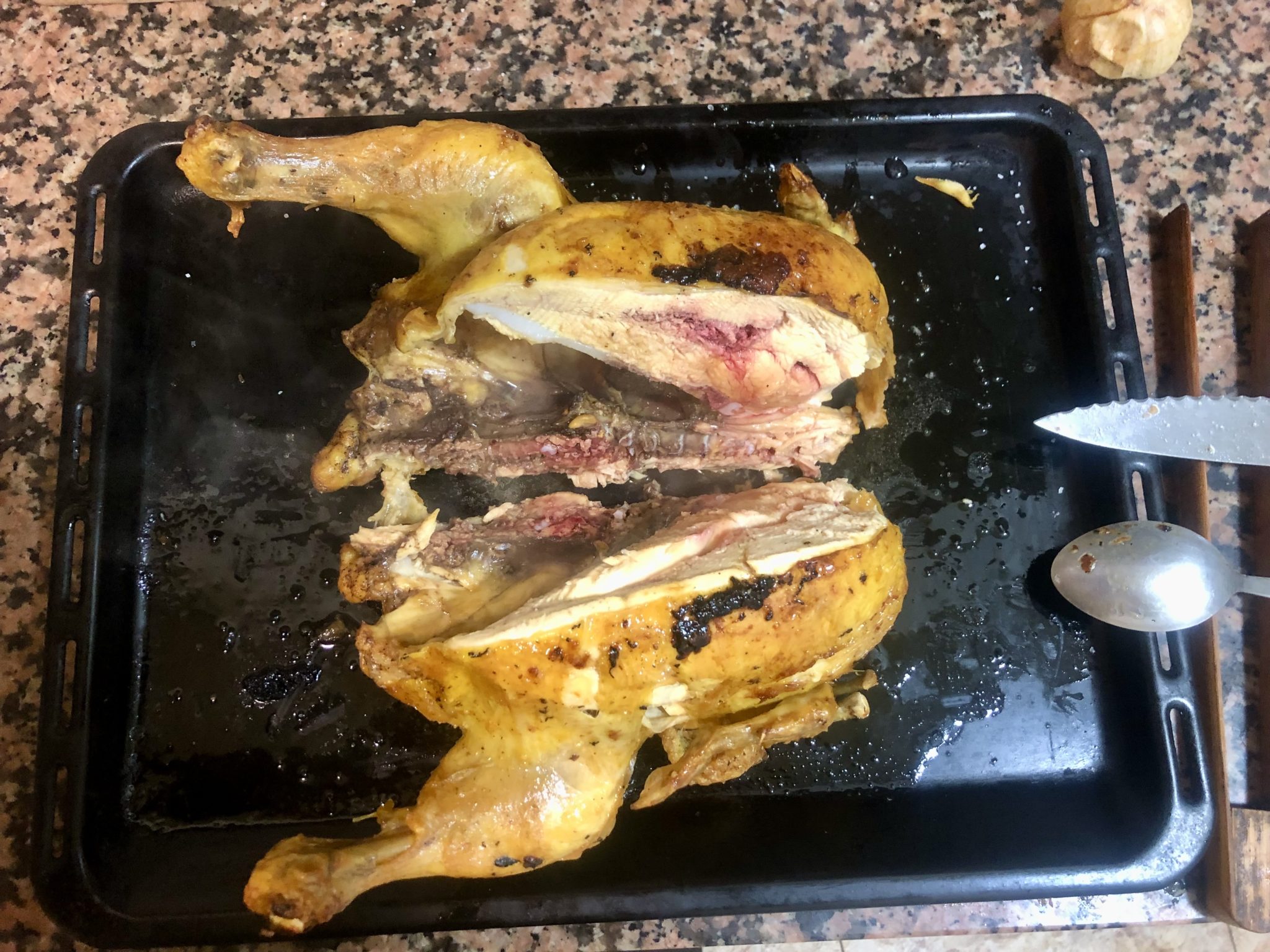 Pollastre al forn amb la recepte d'en Martín Berasategui