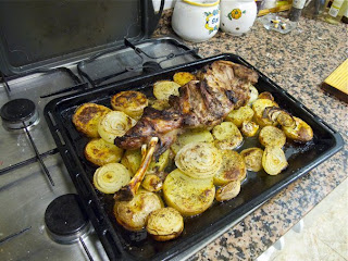 Pota de xai al forn